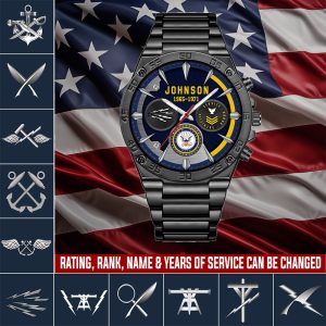 Navy Rating Watches Men Silver SS14 2