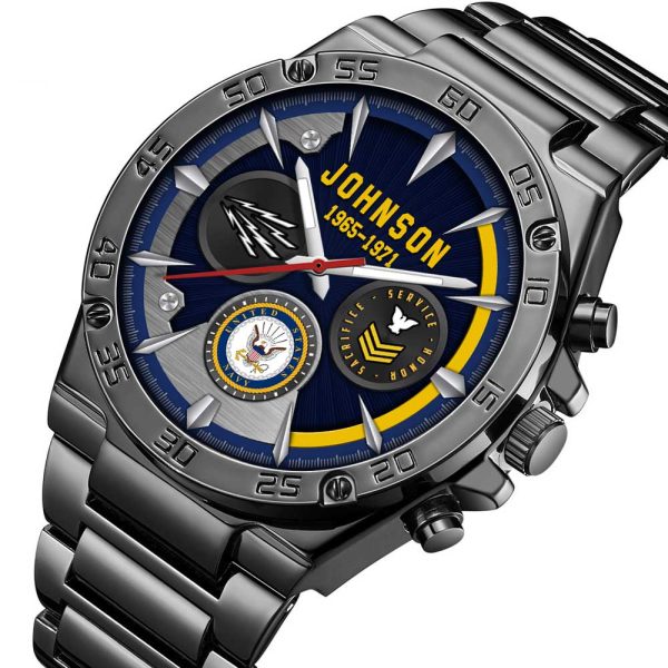 Navy Rating Watches Men Silver SS14 3