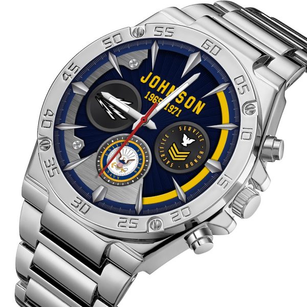 Navy Rating Watches Men Silver SS14 5