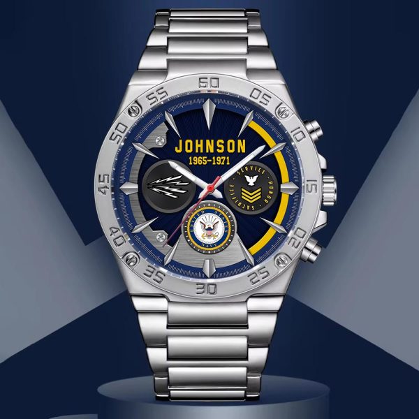 Navy Rating Watches Men Silver SS14 7