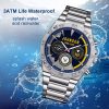 Navy Rating Watches Men Silver SS14 9