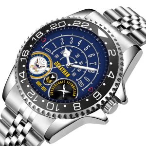 Nimitz Class Ship Navy Rating Stainless Steel Silver Watch SS7 6