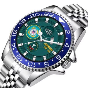 Ranks In The Us Coast Guard USCG Rating Stainless Steel Silver Watch SS8 10
