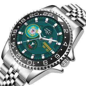 Ranks In The Us Coast Guard USCG Rating Stainless Steel Silver Watch SS8 2