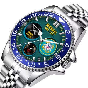 US Coast Guard Rating Silver Stainless Steel Watch SS1 4 768x768 1