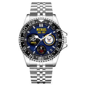 US Navy Rating Silver Stainless Steel Watch SS1 1 768x768 1