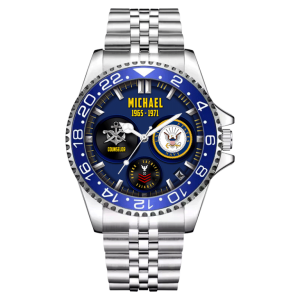 US Navy Rating Silver Stainless Steel Watch SS1 2 768x768 1