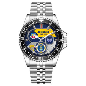USAF Air Command Stainless Steel Silver Watch SS10 2