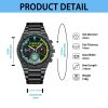 USCG Rating Watches Men Silver SS14 3