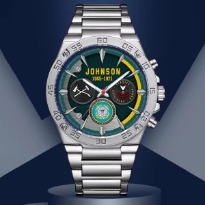 USCG Rating Watches Men Silver SS14 6