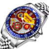 USMC Battalions Stainless Steel Silver Watch SS10 6