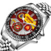 USMC Battalions Stainless Steel Silver Watch SS10 7