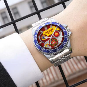 USMC Battalions Stainless Steel Silver Watch SS10 9