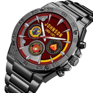USMC Battalions Watches Men Silver SS14 2