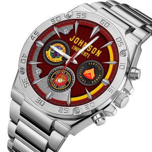 USMC Battalions Watches Men Silver SS14 4