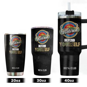 USMC Retired Tumbler 12
