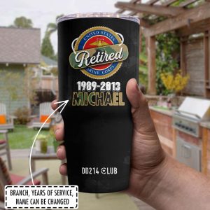 USMC Retired Tumbler 8