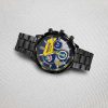 United State Air Force Airforce Command Black Stainless Steel Watch SS10 3