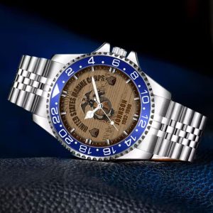 United States Marine Corps Birthday USMC Battailons Stainless Steel Silver Watch SS11 2