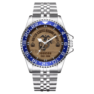 United States Marine Corps Birthday USMC Battailons Stainless Steel Silver Watch SS11 2