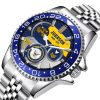 United States Navy Seals Logo Navy Badge Stainless Steel Silver Watch SS10 10