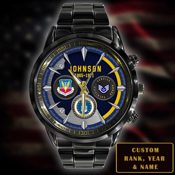 Us AirFocre Command Personalised Watch SS14 5