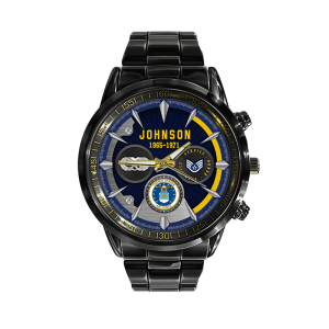 Us AirForce Badge Personalised Watch SS14 1