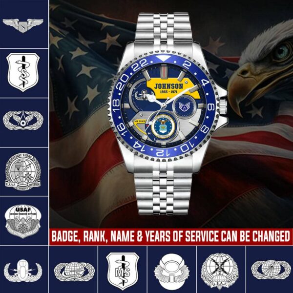 Us Airforce Badge Watch ss10