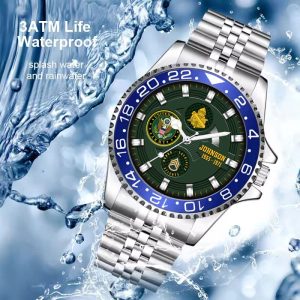 Us Army Army Branch Black Black Stainless Steel Watch SS8 8