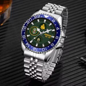 Us Army Army Branch Black Black Stainless Steel Watch SS8 9