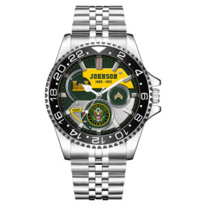 Us Army Branch Insignia Watch Stainless Steel Silver Watch SS10 2