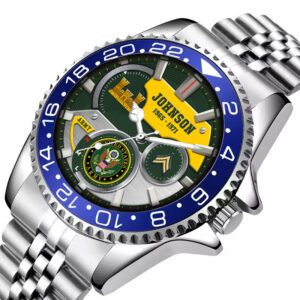 Us Army Branch Insignia Watch Stainless Steel Silver Watch SS10 6