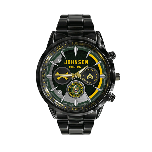 Us Army Branch Personalised Watch SS14 1