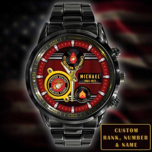 Us Marine Silver Metal Watches 3 1