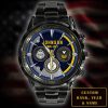 Us Navy Badge Personalised Watch SS14 5