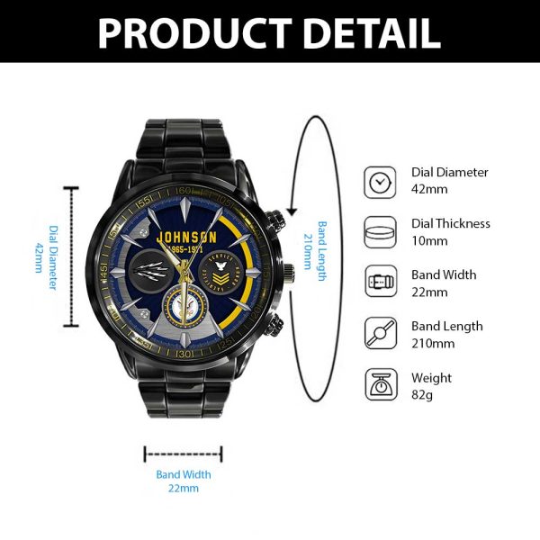 Us Navy Rating Personalised Watch SS14 3