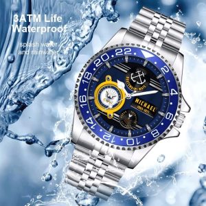 Us Navy Stainless Steel Silver Watch 2
