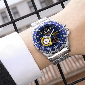 Us Navy Stainless Steel Silver Watch 7
