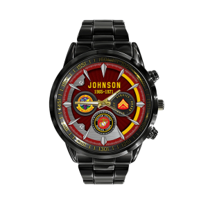 Us USMC Battalions Personalised Watch SS14 1