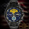 Usaffolder Airforce Badge Black Stainless Steel Watch SS9 2