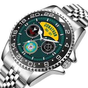 Uscg Officer Ranks USCG Rating Stainless Steel Silver Watch SS9 8