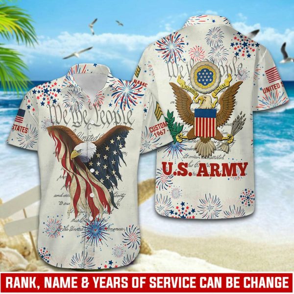 1 ARMY Ranks Guys hawaiian shirts HW104 1