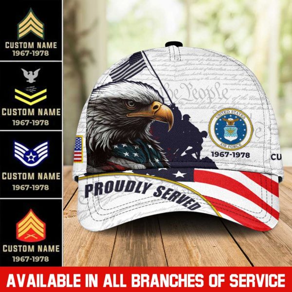 1 Air Force American Eagles White Cap CC11 1