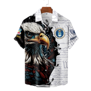 1 AirForce Command White Hawaiian Shirt HW103 1 1