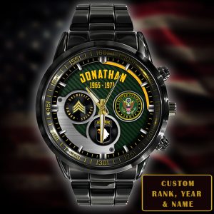 1 Army Division Watch Stainless Steel Black SS01103 1