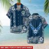 1 US AIR FORCE Aloha Hawaiian shirts