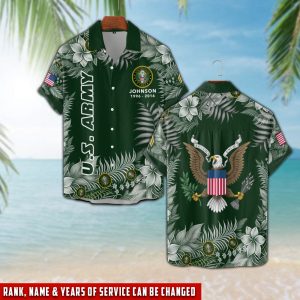 1 US ARMY Aloha Hawaiian shirts 1