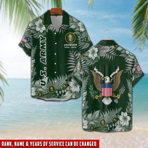 1 US ARMY Aloha Hawaiian shirts