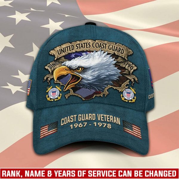 1 US COAST GUARD Casual Classic Cap CC09 1