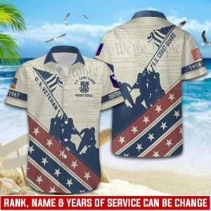 1 US Coast Guard ratings Hawaii shirt ss1